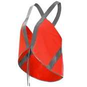 The Vespert Reflective Hi Vis Vest, Eco Flame