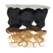 3 Color Ombre Body Wave Frontal
