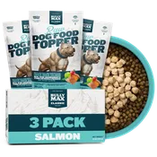 Bully Max Freeze-Dried Salmon Raw Dog Food Toppers - 3 Pack