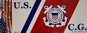 United States Coast Guard “U.S.C.G.” Bumper Sticker