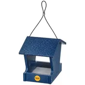 Birds Choice Recycled Plastic Hopper Feeder - Navy Peony, 1.5 lb (BNPBCHFNP)