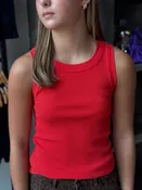 Amaranth Isabel Rib Tank