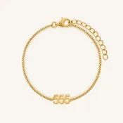 555 Courageous Change Chain Bracelet