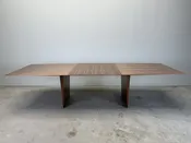 Walnut Dining Table by Edward Wormley for Dunbar — sputnik modern