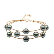 3 Strand Tahitian Sparkle Bracelet