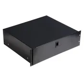 3-Space Lockable Rackmount Storage Drawer