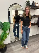 90’s Wide Leg Vervet Denim