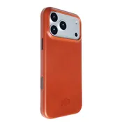 Arden Full-Grain Leather Wrap MagSafe Case for iPhone 17 Pro, Burnished Tan
