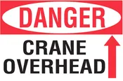Crane Overhead Danger Sign