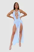 Adrian White W Gold Jumpsuit