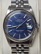1970 Rolex Rare Blue Mosaic Dial — Reynolds Jewelers