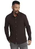 7 Diamonds Men's Levine Long Sleeve Shirt Walnut