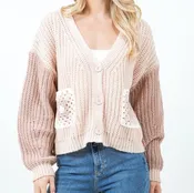 Crop Crochet Sweater