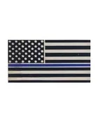 Law Enforcement Blue Line American Flag HAT/Lapel Pin — American Heroes