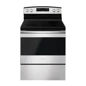 Amana Stainless Steel Smooth Top Electric Range