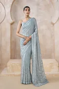 Elazar Saree - Blue