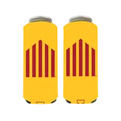 Iowa State 24oz Gold Five Bar Koozie
