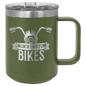 15 oz. Stainless Steel Vacuum Insulated Mug with Slider Lid