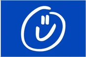 12x18 ft Performance Smiley Royal Blue Flag