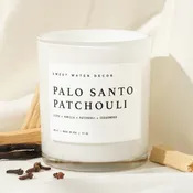 Earthy Patchouli & Palo Santo Soy Candle | Hand-Poured Calm (11oz)Home Decor & Gifts