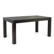 Kubo Solid Pine Wood 63" Dining Table Espresso