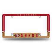 49ers Two-Tone All Over Chrome Frame
