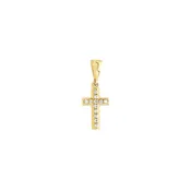 1/15tcw Diamond Mini Cross Pendant