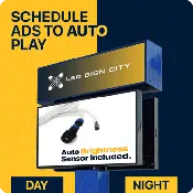 10'x20' Double Sided Outdoor Led Sign With 3 Resolutions To Choose From