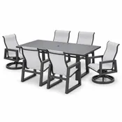 Bogatell 7-Piece Sling Outdoor Dining Set