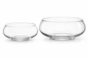 8" X 3" & 9.5" X 4" BASIN VASE, SET OF 2
