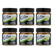 Candied Lime Slices in Syrup 10.6 oz , Set of 6
