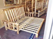 Aspen Log Pull Out Sleeper Full