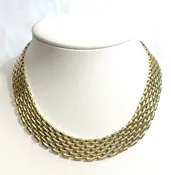 18K Gold Panther Necklance — Reynolds Jewelers