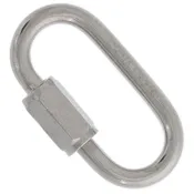 1/8" x 3/8" QUICK LINKS, ZINC PLATED