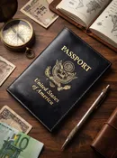 American Passport Cover