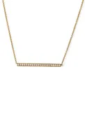 Diamond Bar Chain Necklace
