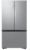 32 cu. ft. Mega Capacity 3-Door French Door Refrigerator with Dual Auto Ice Maker in Stainless Steel- RF32CG5100SR | Appliances 4 Less