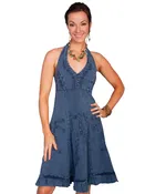 Breezy Halter Dress Knee-length