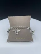 Sterling Silver Western Charm Bracelet
