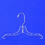 100 Clear 10 inch Infant Shirt Hangers