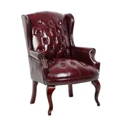 2917 Oxblood Wing Back Guest Chair $429.95