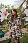 Alayne Ruffle Shirt Dress