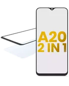 2 in 1 Front Glass With OCA Pre-Installed For Samsung Galaxy A20 (A205 / 2019) / A30s (A307 / 2019)