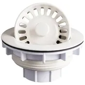 C15 Karran ABSBI 3-1/2″ Bisque Basket Strainer for Acrylic Sink