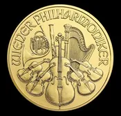 1-oz Austrian Gold Philharmonic – Damaged
