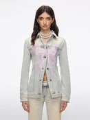 Beaded Denim Shirt