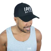 IN8 Black Fitted Cap