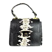 Ada Women’s Black Italian Leather Handbag