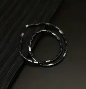 BLACK BAMBOO CHAIN NECKLACE