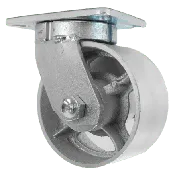 10″ x 3″ Heavy Duty Kingpinless Swivel Caster, (SS) Semi-Steel Wheel, 2500 lbs Capacity